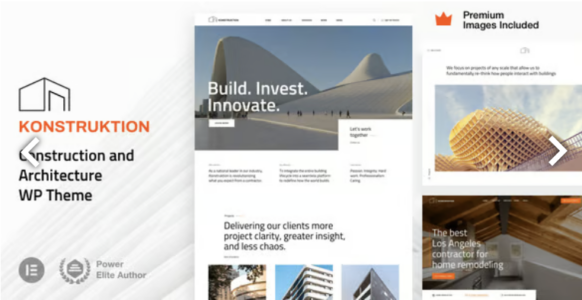 Konstruktion Construction Architecture WordPress Theme