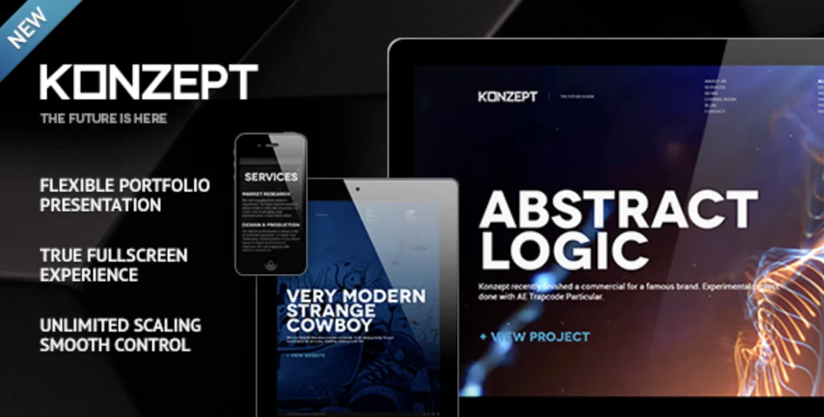 Konzept Pro – Fullscreen Portfolio WordPress Theme 1 Konzept Pro – Fullscreen Portfolio WordPress Theme