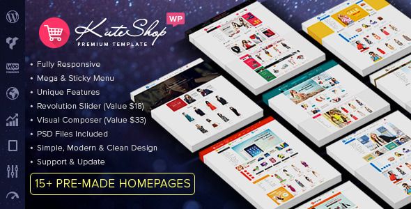 Kute Shop – Fashion, Electronics Marketplace WordPress Theme