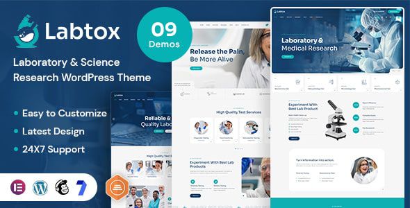 Labtox – Laboratory Science Research WordPress Theme 1 Labtox – Laboratory Science Research WordPress Theme