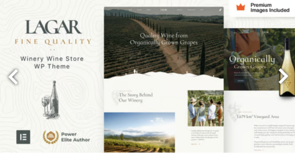 Lagar Winery Wine Ecommerce WordPress Theme