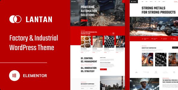 Lantan – Factory Industrial WordPress Theme 1 Lantan – Factory Industrial WordPress Theme