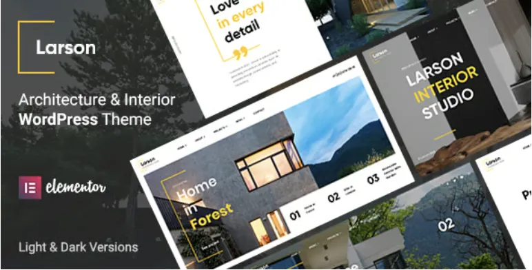 Larson - Architecture WordPress Theme 1 Larson Architecture WordPress Theme