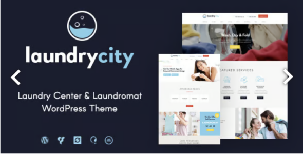 Laundry City WordPress Theme