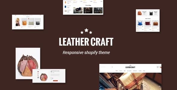Leather | Fashion Shopify Theme 1 Leather Craft WordPress Theme