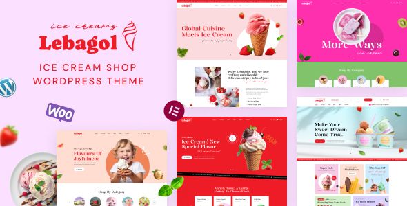 Lebagol – Ice Cream Shop WordPress Theme 1 Lebagol Ice Cream Shop WordPress Theme