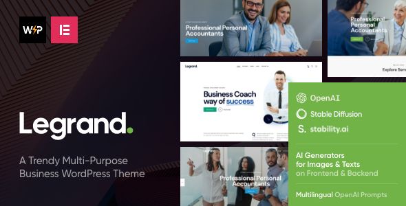 LeGrand | Modern Business WordPress Theme 1 Le Grand Business WordPress Theme