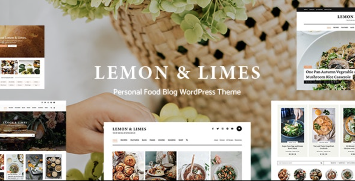Lemon Limes – Personal Food Blog WordPress Theme 1 Lemon Limes Personal Food Blog WordPress Theme