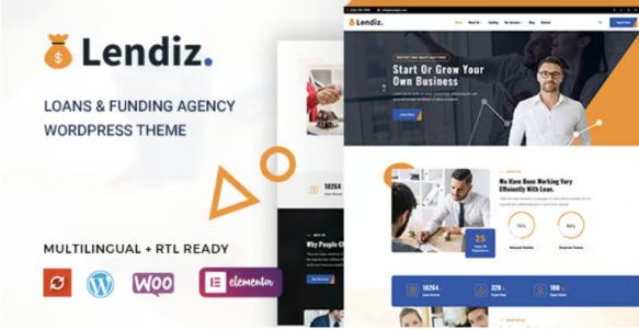 Lendiz Loan & Funding Agency WordPress Theme