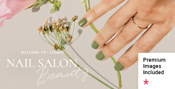 Léonie - Nail and Beauty Salon WordPress Theme 1 Léonie - Nail and Beauty Salon WordPress Theme