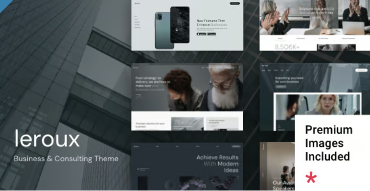Leroux - Business Consulting WordPress Theme 1 Leroux Business Consulting WordPress Theme