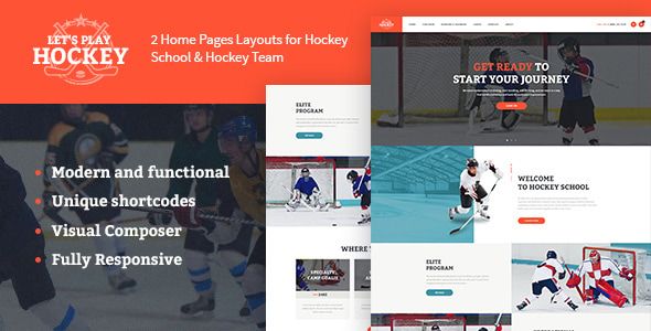 Let's Play - Hockey School & Winter Sports WordPress Theme 1 Let's Play - Hockey School & Winter Sports WordPress Theme