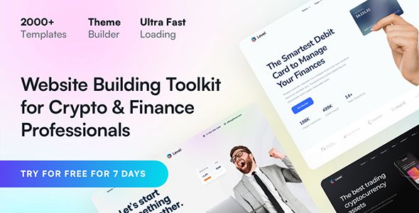 Level – Financial Technology & Crypto WordPress Theme 1 Level – Financial Technology & Crypto WordPress Theme
