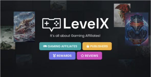Level X - Gaming Affiliate WordPress Theme