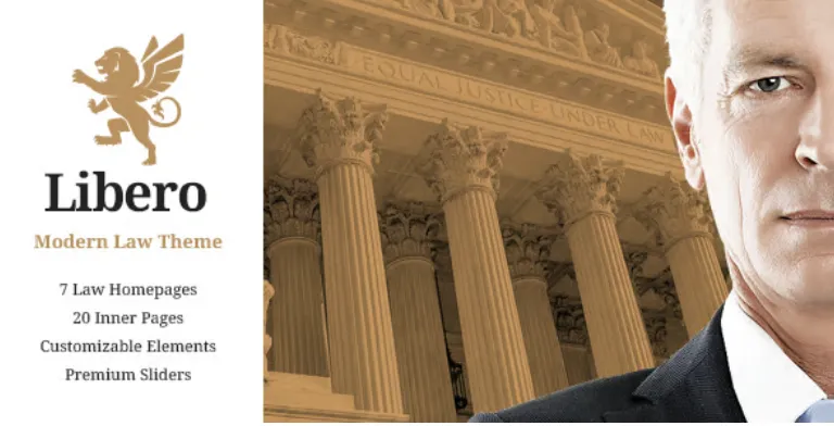 Libero Pro – Lawyer and Law Firm WordPress Theme 1 Libero Pro – Lawyer and Law Firm WordPress Theme