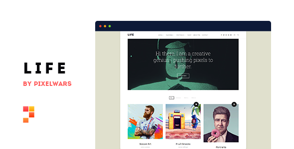 Life - Boxed Portfolio WordPress Theme 1 Life - Boxed Portfolio WordPress Theme
