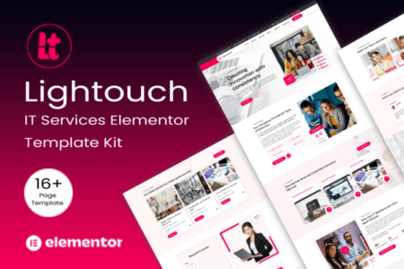 Lightouch IT Solutions Elementor Template Kit