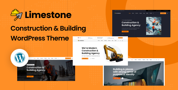Limestone - Construction Building WordPress Theme 1 Limestone Construction & Building WordPress Theme