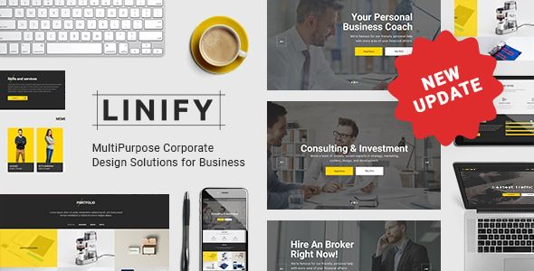 Linify - Multipurpose Corporate WordPress Theme 1 Linify - Multipurpose Corporate WordPress Theme