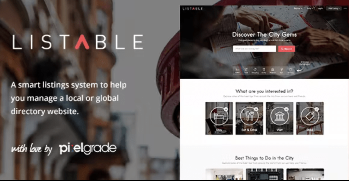 LISTABLE – A Friendly Directory WordPress Theme 1 LISTABLE – A Friendly Directory WordPress Theme