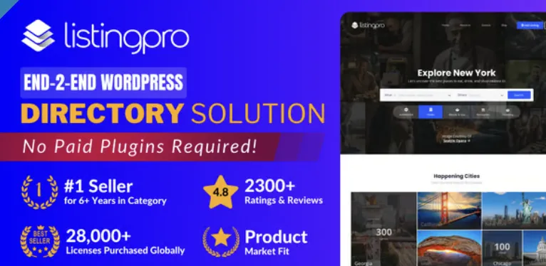 ListingPro - Directory & Listing WordPress Theme 1 Listing Pro WordPress Theme