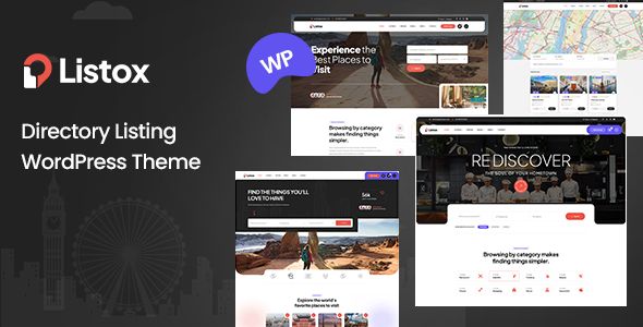 Listox - Directory Listing WordPress Theme 1 Listox Directory Listing WordPress Theme
