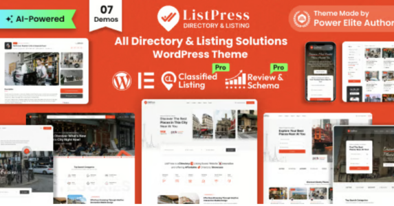 List Press Directory & Listing WordPress Theme