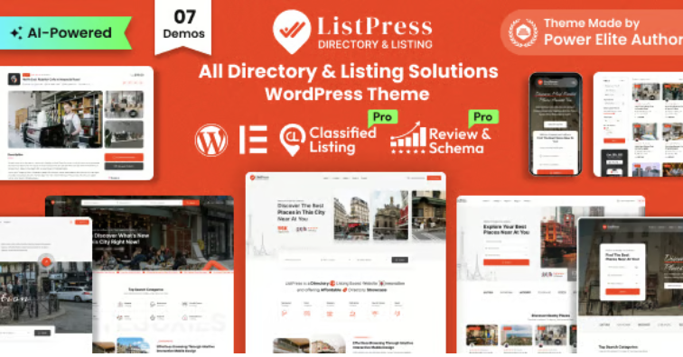 ListPress – Directory & Listing WordPress Theme 1 List Press Directory & Listing WordPress Theme