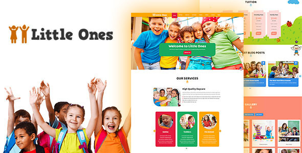 Little Ones - One Page Children/Daycare WordPress Theme 1 Little Ones WordPress Theme