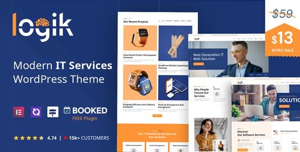 Logik - IT Solutions & Technology WordPress Theme 1 Logik IT Solutions & Technology WordPress Theme
