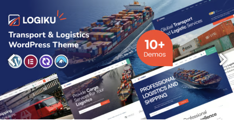 Logiku - Transport & Logistics WordPress Theme 1 Logiku Transport & Logistics WordPress Theme