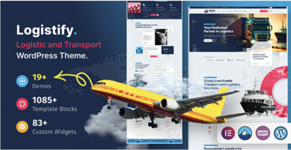 Logistify Transportation & Logistics WordPress Theme