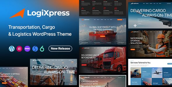 LogiXpress - Transportation/ Cargo & Logistics WordPress Theme 1 Logi Xpress Transportation Cargo & Logistics WordPress Theme