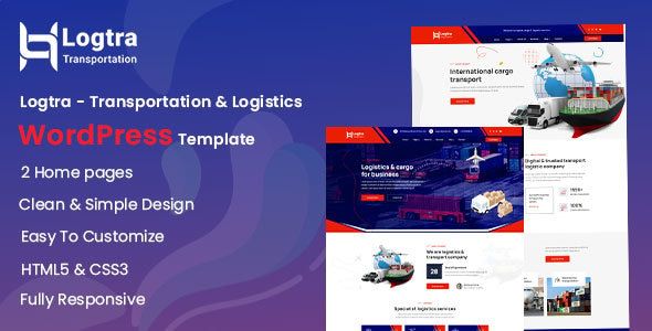 Logtra – Transportation Logistics WordPress Theme 1 Logtra – Transportation Logistics WordPress Theme