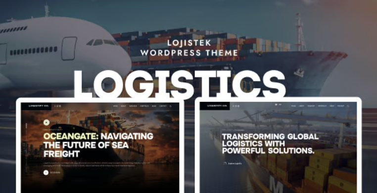 Lojistek - Transportation & Logistics WordPress Theme 1 Lojistek Transportation & Logistics WordPress Theme