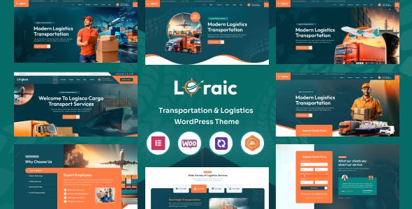 Loraic – Transportation Logistics WordPress Theme 1 Loraic Transportation Logistics WordPress Theme