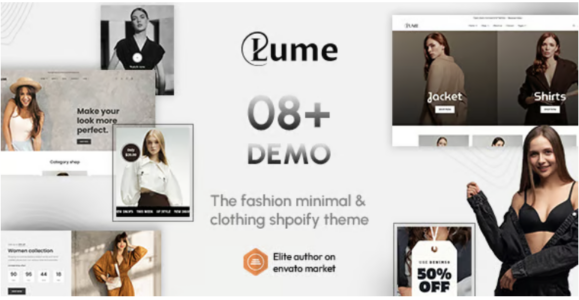 Lume The Minimal Fashion & Clothing Shopify Theme