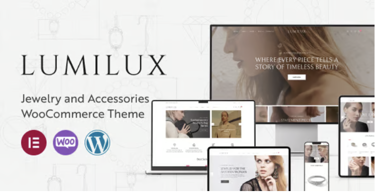 Lumilux - Jewelry and Accessories WooCommerce Theme 1 Lumilux Jewelry and Accessories WooCommerce Theme
