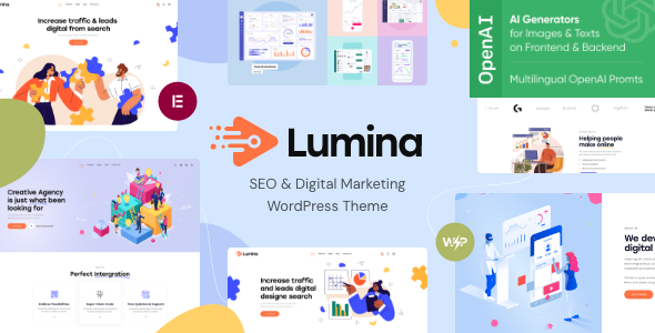 Lumina - Creative Bureau Concept WordPress Theme 1 Lumina - Creative Bureau Concept WordPress Theme