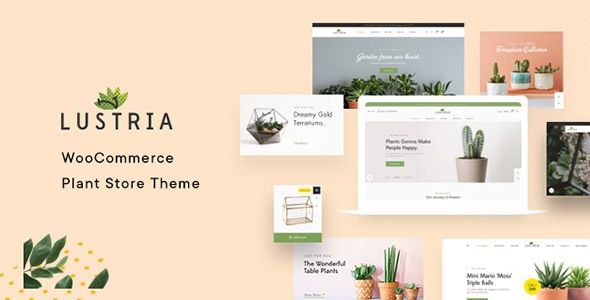 Lustria – MultiPurpose Plant Store WordPress Theme 1 Lustria WooCommerce Plant Store WordPress Theme
