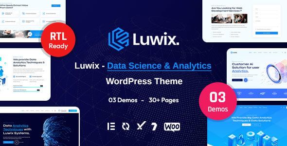 Luwix – Data Science Analytics WordPress Theme 1 Luwix Data Science & Analytics WordPress Theme