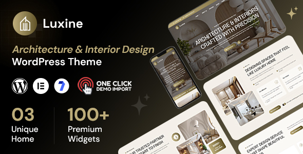 Luxine - Architecture WordPress Theme 1 Luxine Architecture & Interior Design WordPress Theme