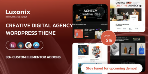 Luxonix Creative Digital Agency WordPress Theme
