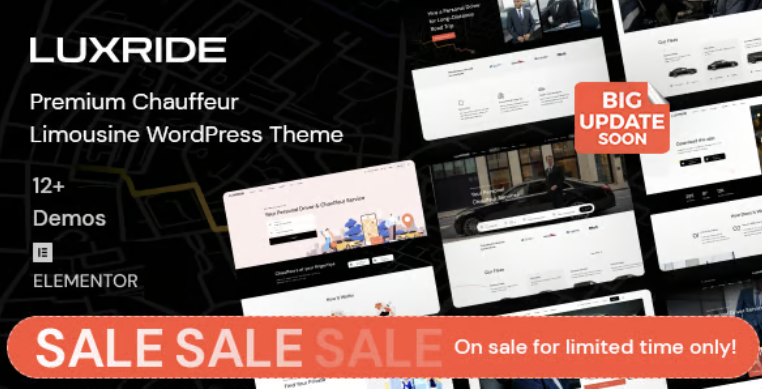 Luxride - Chauffeur Limousine Transport & Car Hire WordPress Theme 1 Luxride Chauffeur Limousine WordPress Theme