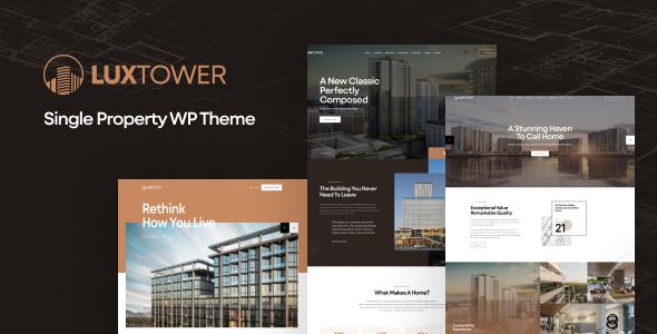 Luxtower – Single Property WordPress Theme 1 Luxtower Single Property WordPress Theme