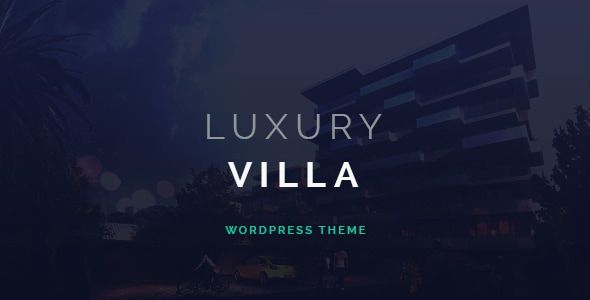 Luxury Villa - Property Showcase WordPress Theme 1 Luxury Villa WordPress Theme