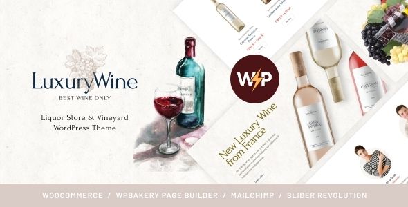 Luxury Wine | Liquor Store & Vineyard WordPress Theme + Shop 1 Luxury Wine Liquor Store & Vineyard WordPress Theme