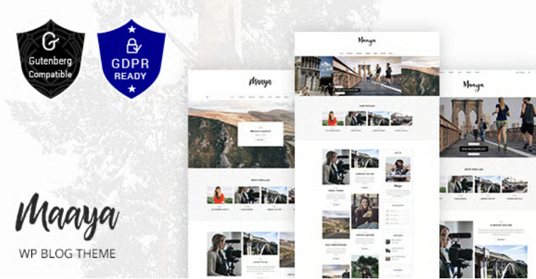 Maaya - Travel Blog WordPress Theme 1 Maaya - Travel Blog WordPress Theme