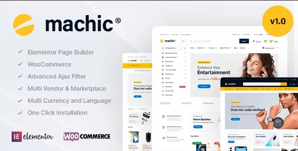 Machic - Electronics Store WooCommerce Theme 1 Machic - Electronics Store Woo Commerce Theme