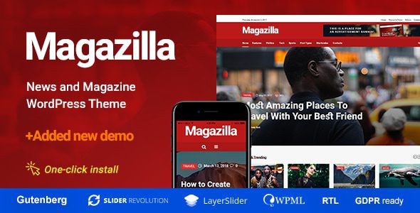 Magazilla - News & Magazine Theme 1 Magazilla News & Magazine WordPress Theme